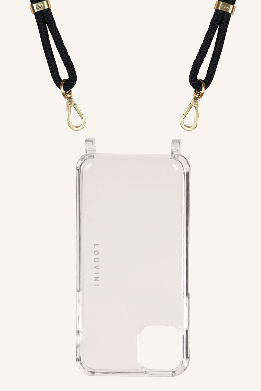 Charlie - Coque transparente avec Cordons pour iPhone 11 Pro Max- Louvini Paris