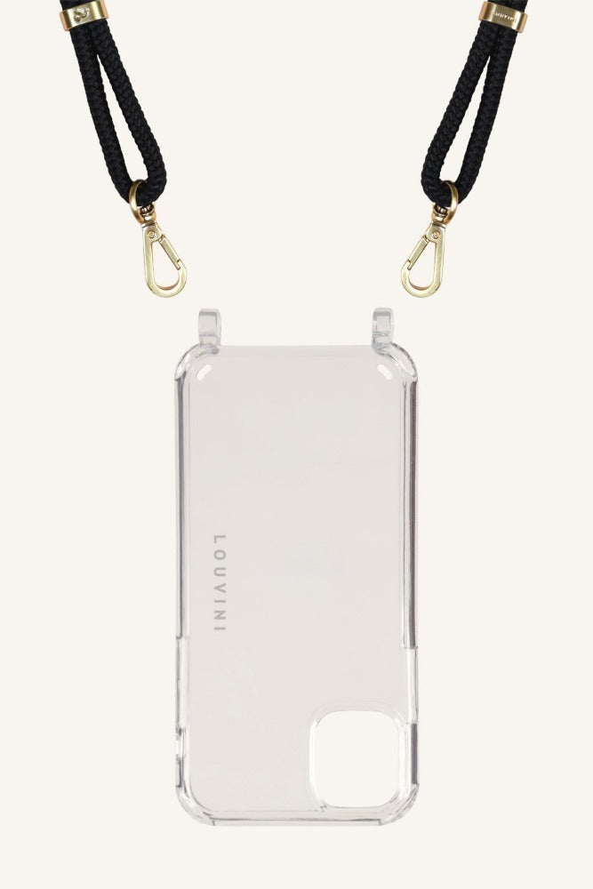 Charlie - Coque transparente avec Cordons pour iPhone 11 - Louvini Paris