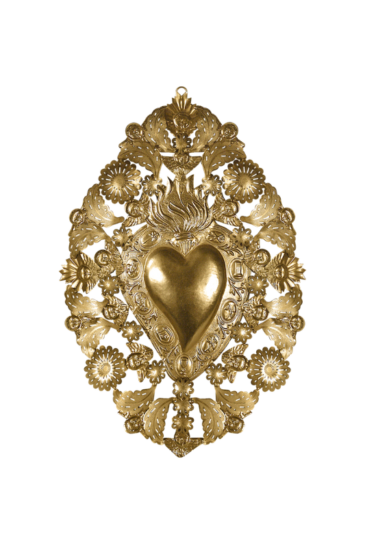 Coeur Majestic Doré - Ex-voto Boncoeurs