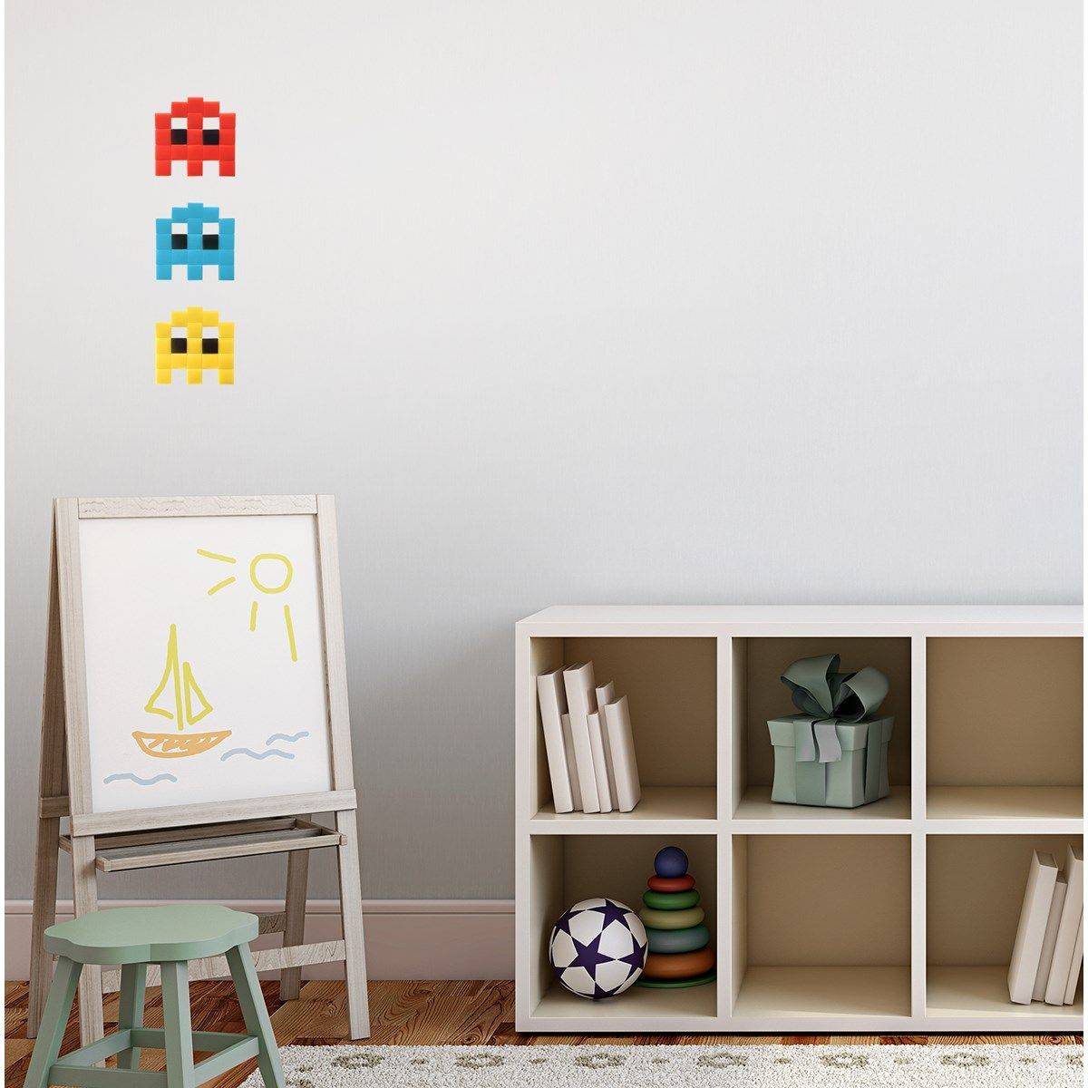 Mosaïque Invaders Fantôme - Rouge