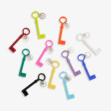 Charger l&#39;image dans la galerie, Turquoise Key - Porte-clés en silicone - Areaware
