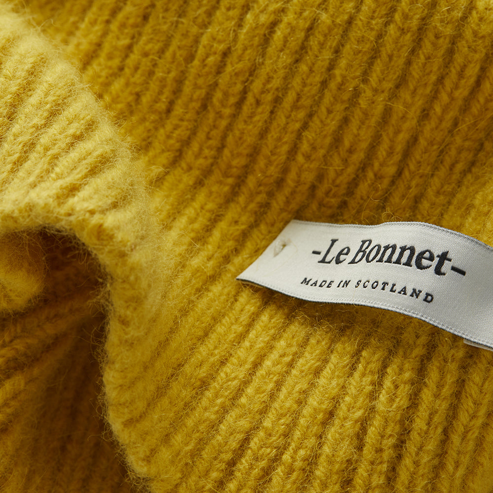 Beanie Mustard Kids - Bonnet Jaune Enfant