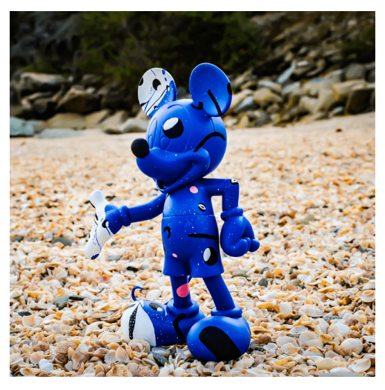 Mickey Cosmic Bleu par Thomas Dariel - Figurine 30 cm - Leblon Delienne 