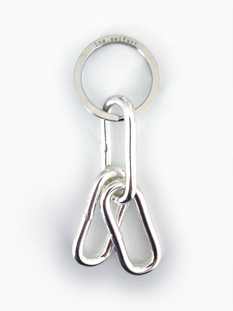 Porte-clés en argent 3 anneaux - réalisés à la main par Ina Seifart