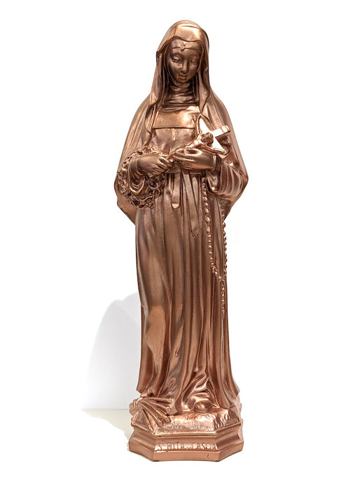 Saint Rita en cire en Rose Gold - La Ciergerie des Prémontrées