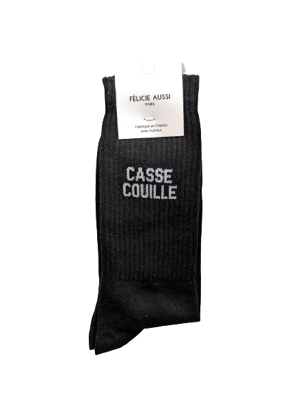 Casse-Couille Noir - Chaussettes 40/45 - Félicie aussi