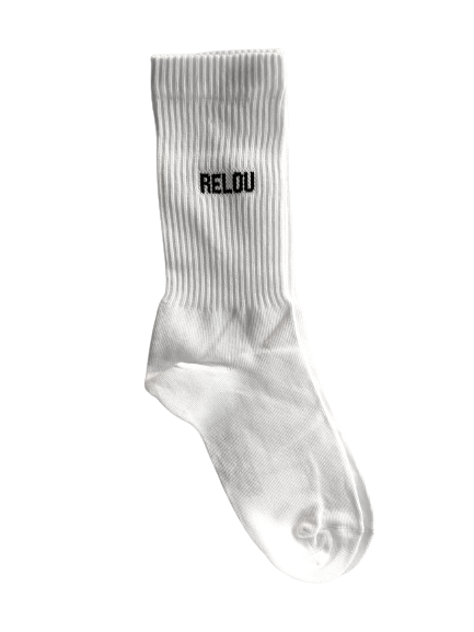 Chaussettes Relou 36/40 - chaussettes blanches de sport - Félicie aussi