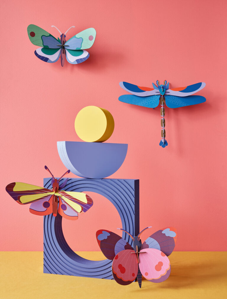 Papillon Paon du jour - décoration murale en carton recyclé - Studio Roof