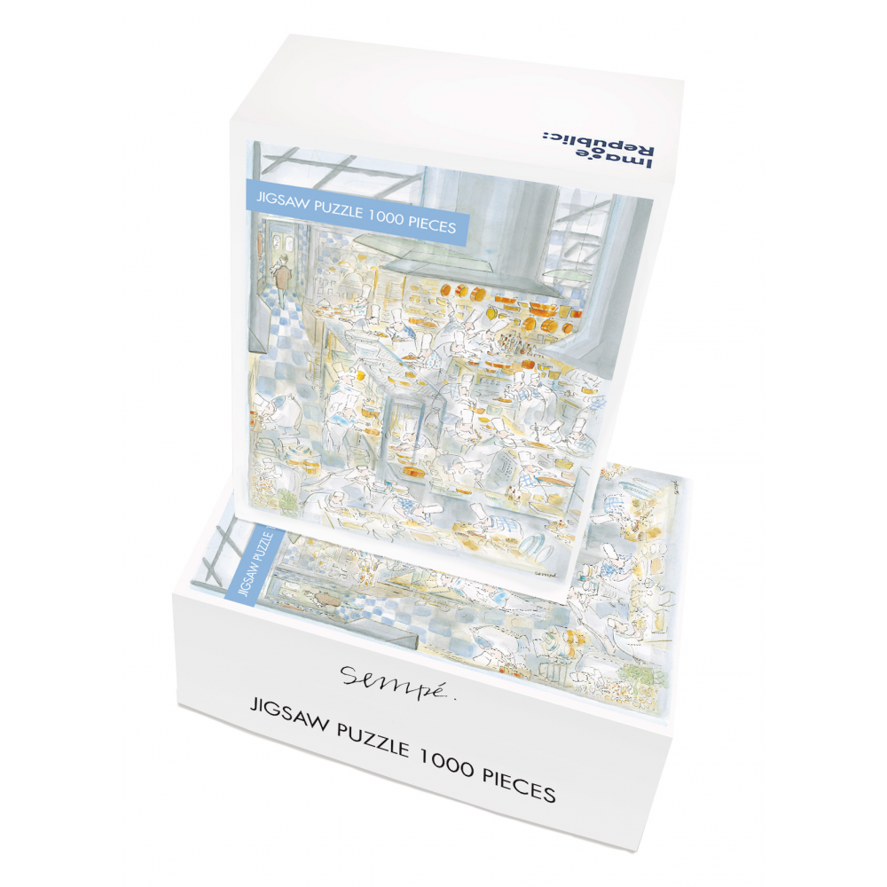 Puzzle Restaurant 1000 pièces - Collection Sempé - Image Républic | Memento Mori