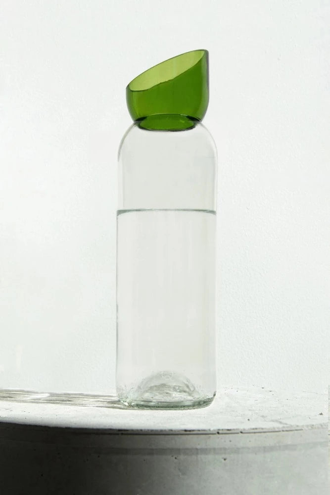 Debattre/Danser - Carafe en bouteille de vin recyclée - Q De Bouteilles