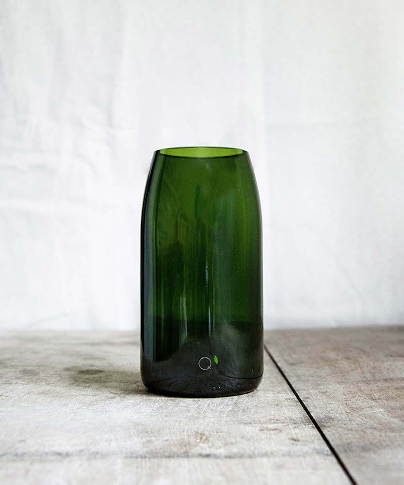Buller - Vase façonné à partir d'une bouteille de champagne par Q de Bouteille
