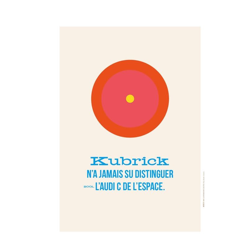 Kubbrick - Affiche A3 - Gaspard De Lalune