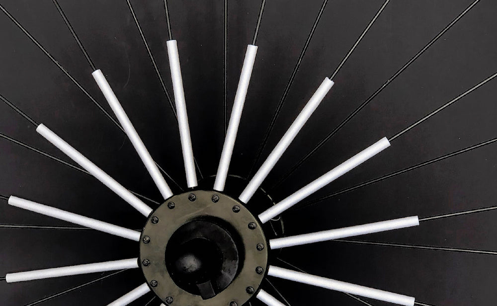 Argent - Set de 12 réflecteurs pour roue - rainette