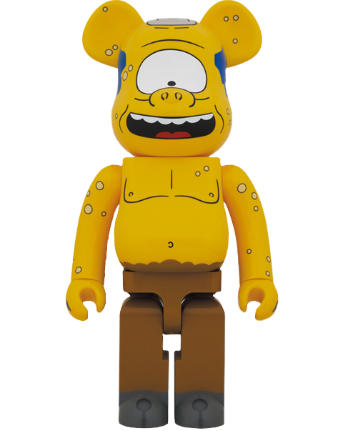 Bearbrick Simpsons Cyclops - Toyz chef Wiggum Cyclope - Medicom