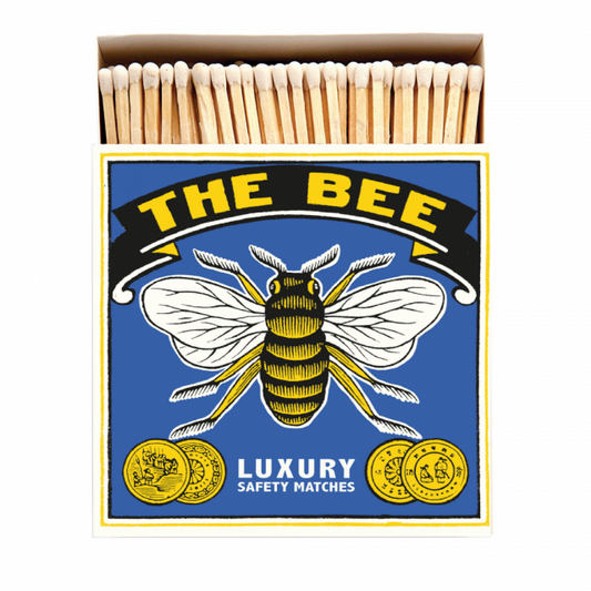 The Bee - Boite de grandes allumettes avec motif abeille - Archivist