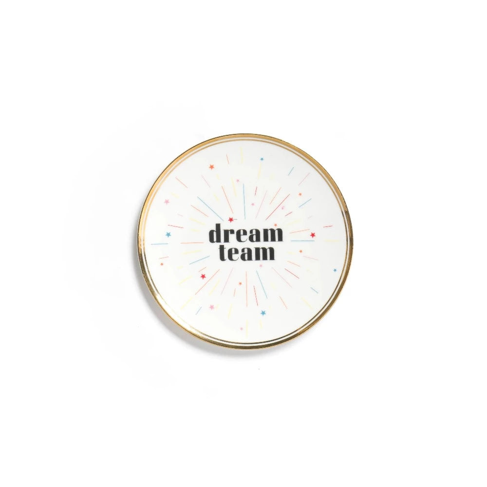 Assiette en porcelaine Messaggio Dream Team de Bitossi Home
