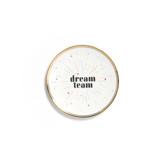 Assiette en porcelaine Messaggio Dream Team de Bitossi Home