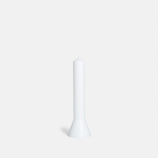 Hyggelyset Blanc 25 cm- bougie conique par Alterlyset