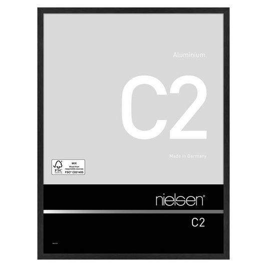 C2 - Cadre en Aluminium noir mat brossé - Nielsen