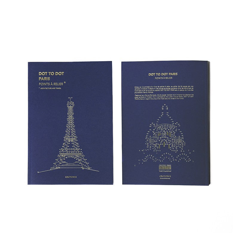 Cahier d'activités point à relier sur Paris - 56 pages - Cinq Points