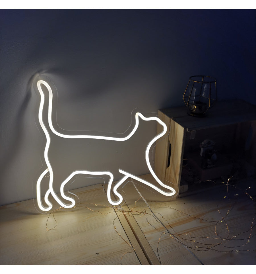 Cat - Néon LED en forme de chat - Candy Shock