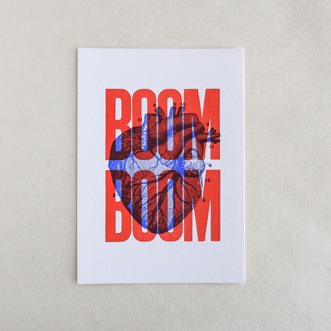 Boom Boom Rouge - Sérigraphie Signée
