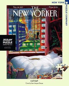 Cat Nap - Puzzle 1000 pièces couverture New Yorker - The Puzzle New York Company