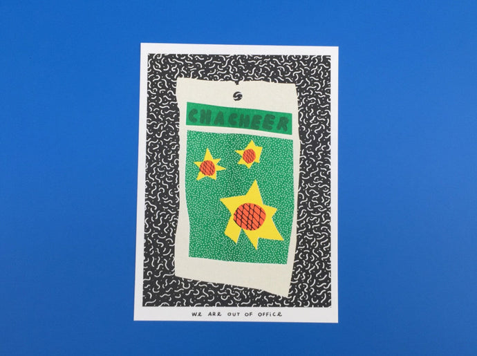 Bag of Cheer Sunflower - Risographie 13x18 cm - We are out of office
