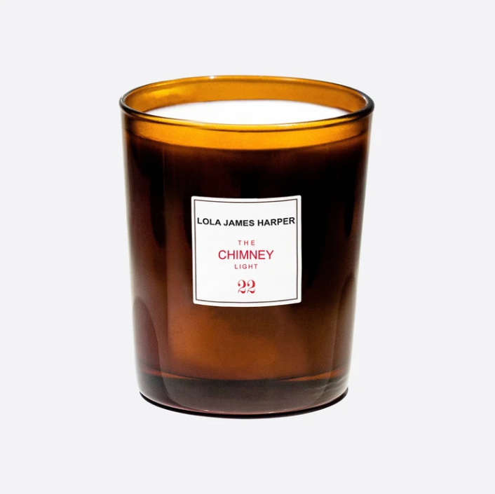 22 The Chimney Light - bougie parfumée à la cire de soja - Lola James Harper