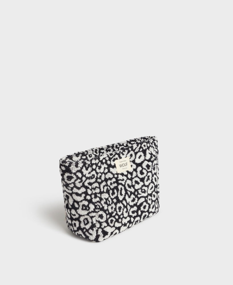 Coco - Trousse de Toilette en éponge motif léopard - Wouf