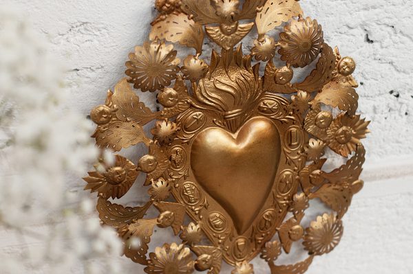 Coeur Majestic Doré - Ex-voto Boncoeurs