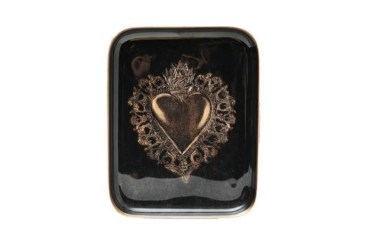 Demi Plateau Maria - plateau en aluminium émaillé - Boncoeurs