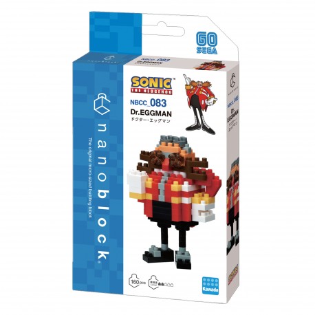 Dr Eggman - 160 mini bricques à assembler - Nanoblock Sonic the Hedgehog