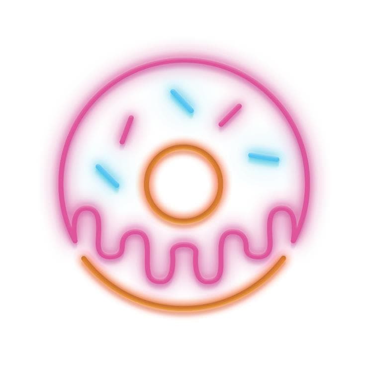 Donut - Néon LED en forme de donut - Candy Shock