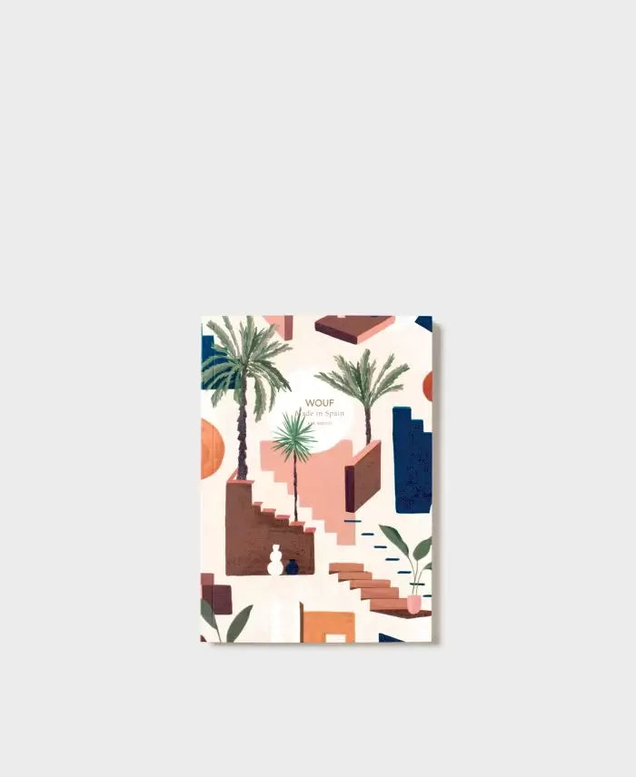 Eden - carnet a5 motif tropicaux cosy - Wouf