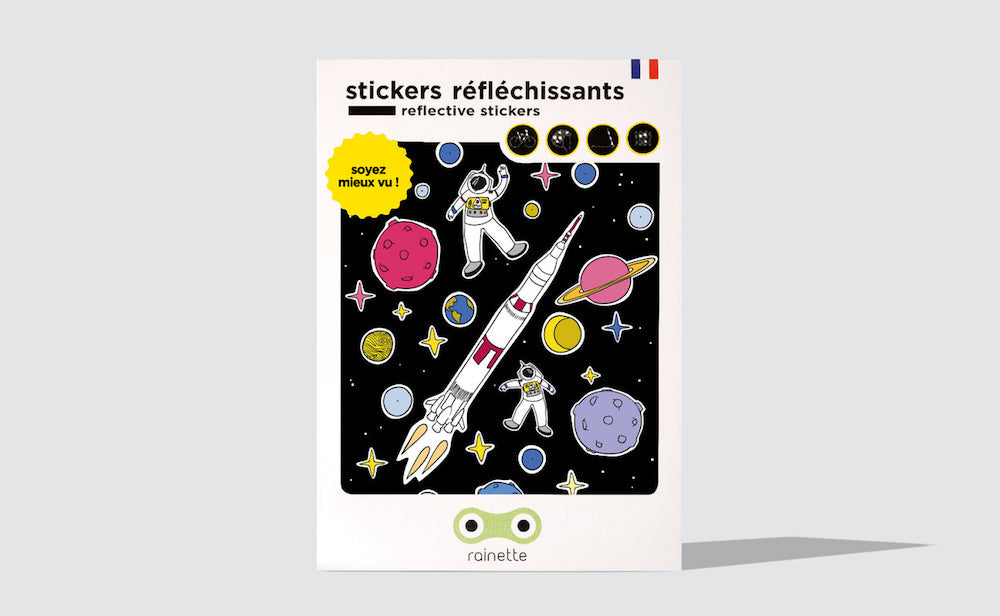Espace - Stickers réfléchissants pour vélo - Rainette