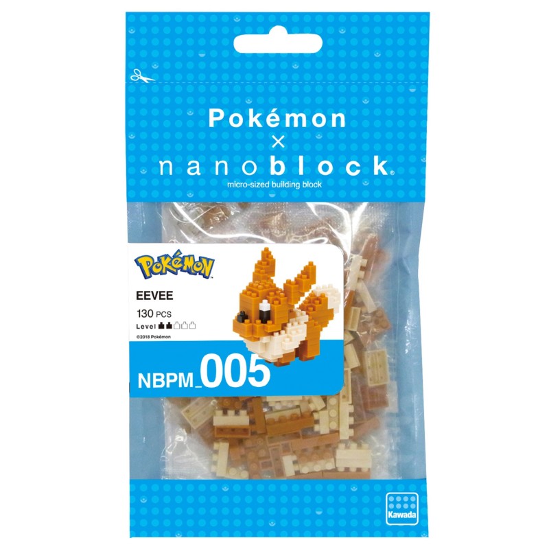 Evoli - Nanoblock Pokémon - mini briques à assembler