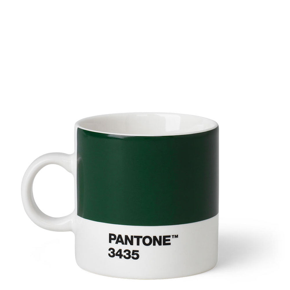 Tasse à café en porcelaine Dark Green 3435 - Pantone
