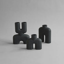 Charger l&#39;image dans la galerie, Vase Cobra Double Mini Black par 101 copenhagen
