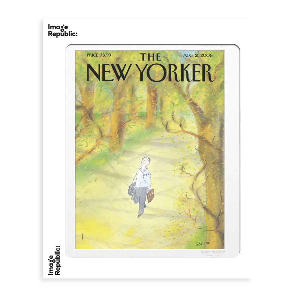 225 Sempé - Fresh Intoxication - Collection The New Yorker - illustration 30x40 cm - Image Republic