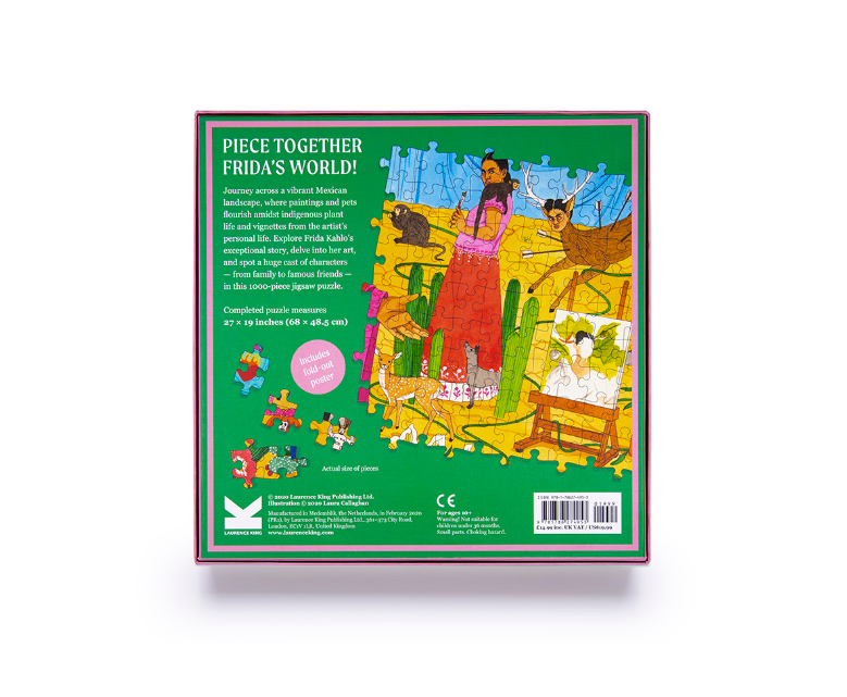 The World of Frida Khalo - puzzle 1000 pièces - illustration Laura Callaghan