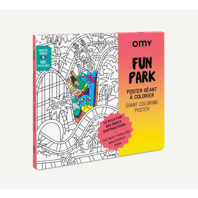 Fun Park - Poster Géant à Colorier - OMY