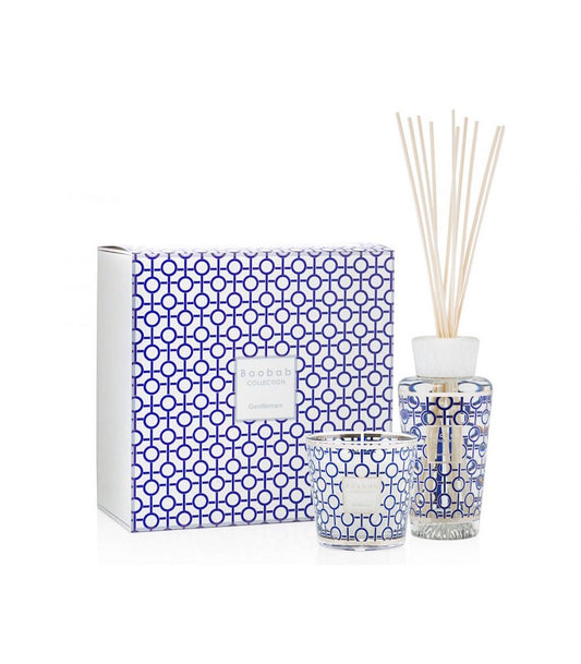 Gift Box My First Baobab Gentlemen - diffuseur et bougie Rhum Safran et Labdanum - Baobab