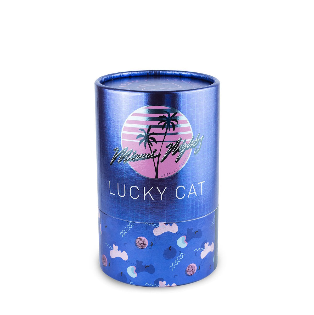 Maneki Neko Glossy Pink - Lucky Cat rose fluo - Donkey Products