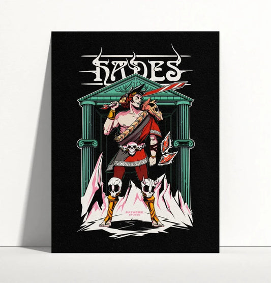 Hades - Illustration 30x40 cm - Paiheme