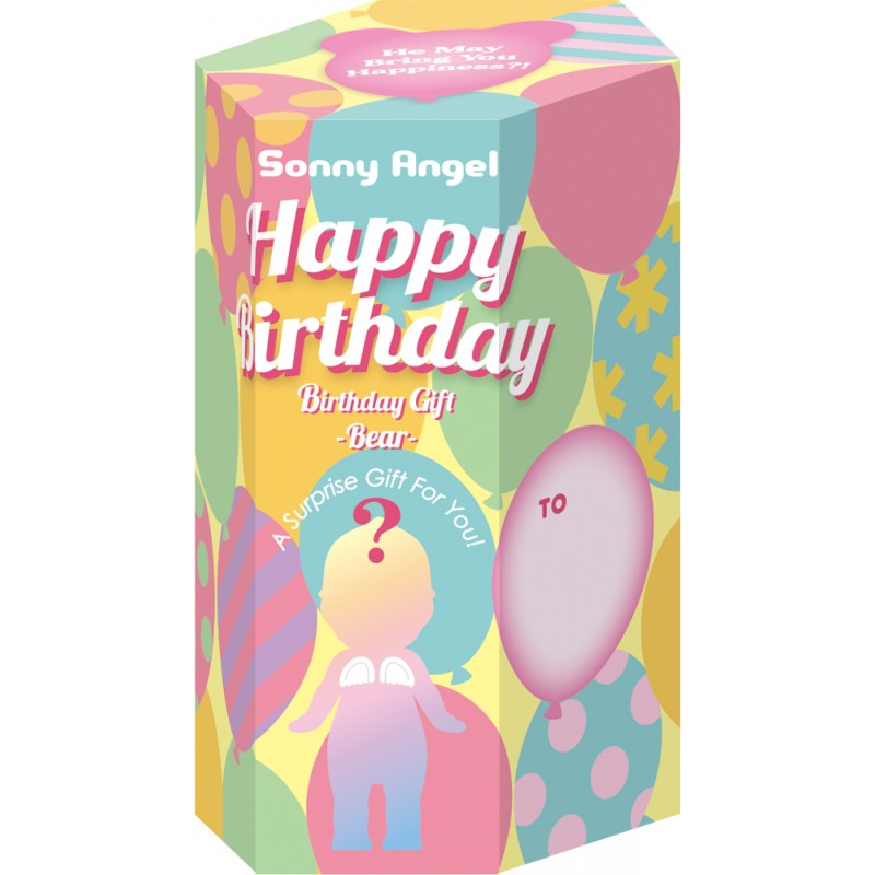Sonny Angel Série Limitée Happy Birthday Bear - Figurine