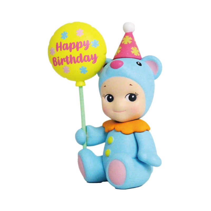Sonny angel Happy Birthday Bear - série limitée anniversaire - figurine surprise à collectionner