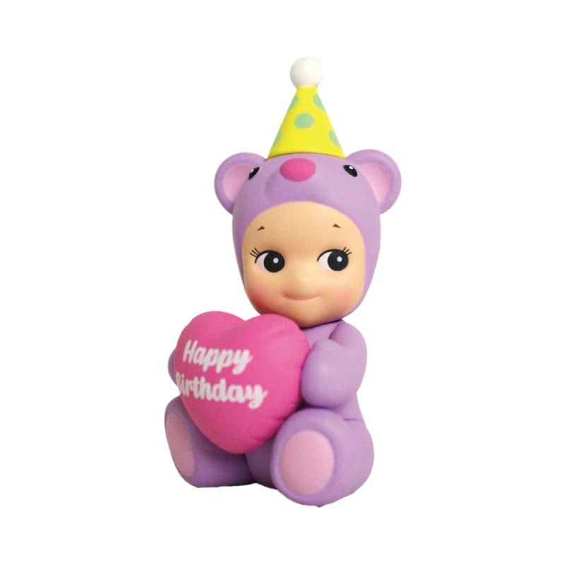 Sonny angel Happy Birthday Bear - série limitée anniversaire - figurine surprise à collectionner