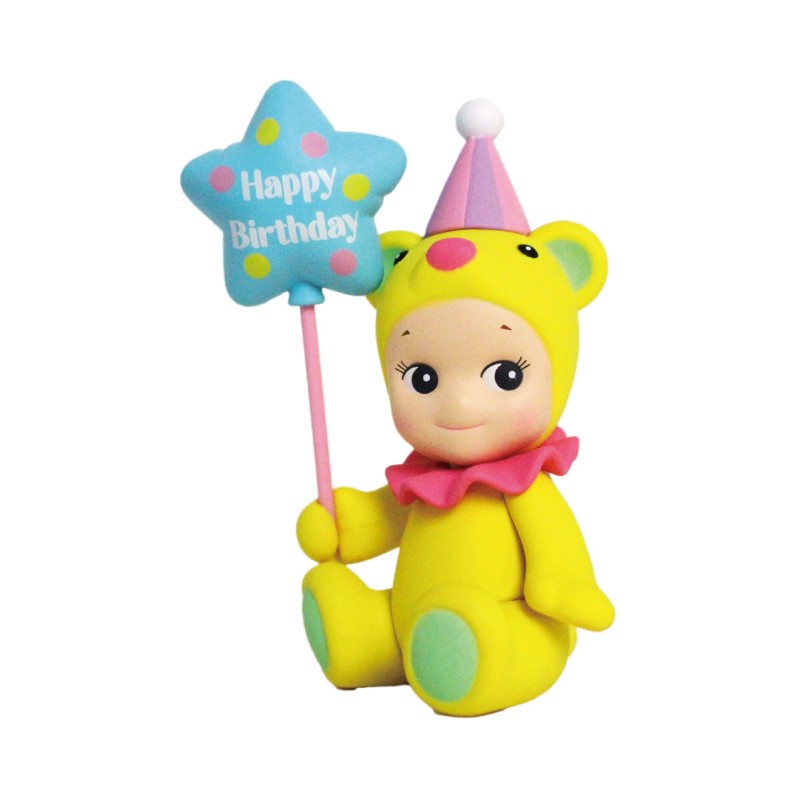 Sonny angel Happy Birthday Bear - série limitée anniversaire - figurine surprise à collectionner