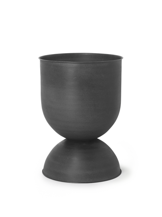 Hourglass M - pot en métal noirci - H.59 cm - Ferm Living